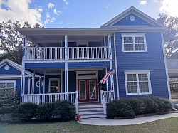 Painted the house, trim, doors, and decks