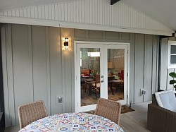 This had new siding installed and we gave it a fresh paint job